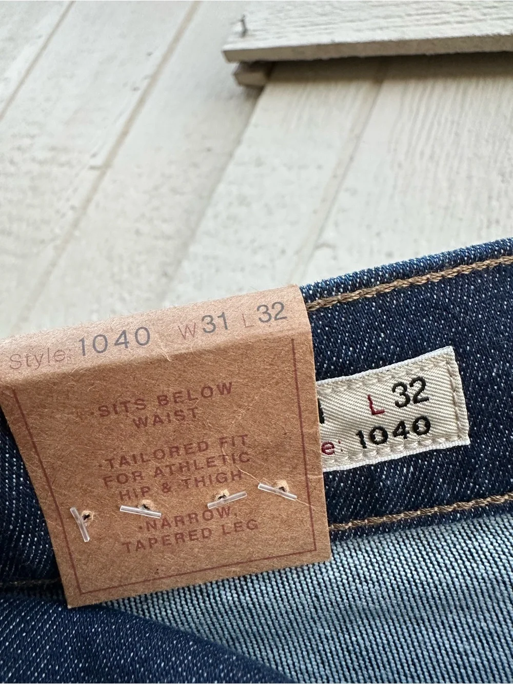 J. Crew 1040 Men’s Athletic Tapered-fit Jeans in One-Year Wash $139 NEW 31X32